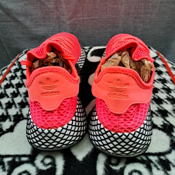%Adidas Deerupt Runner Turbo Mens Size 13 Running Shoes Sneaker A 41